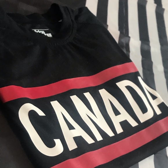 Adidas Prime Tee Youth Size Medium Olympic Games Team Canada Stretch Sport Shirt - Picture 16 of 17